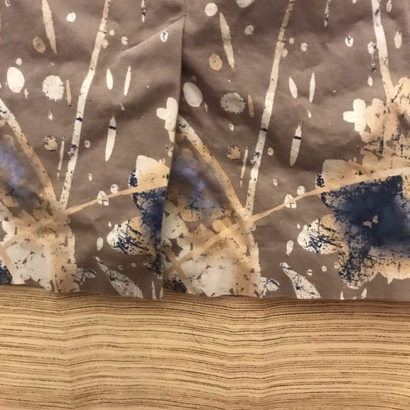 SOLD! splatter print cotton pencil skirt - Picture 2 of 3